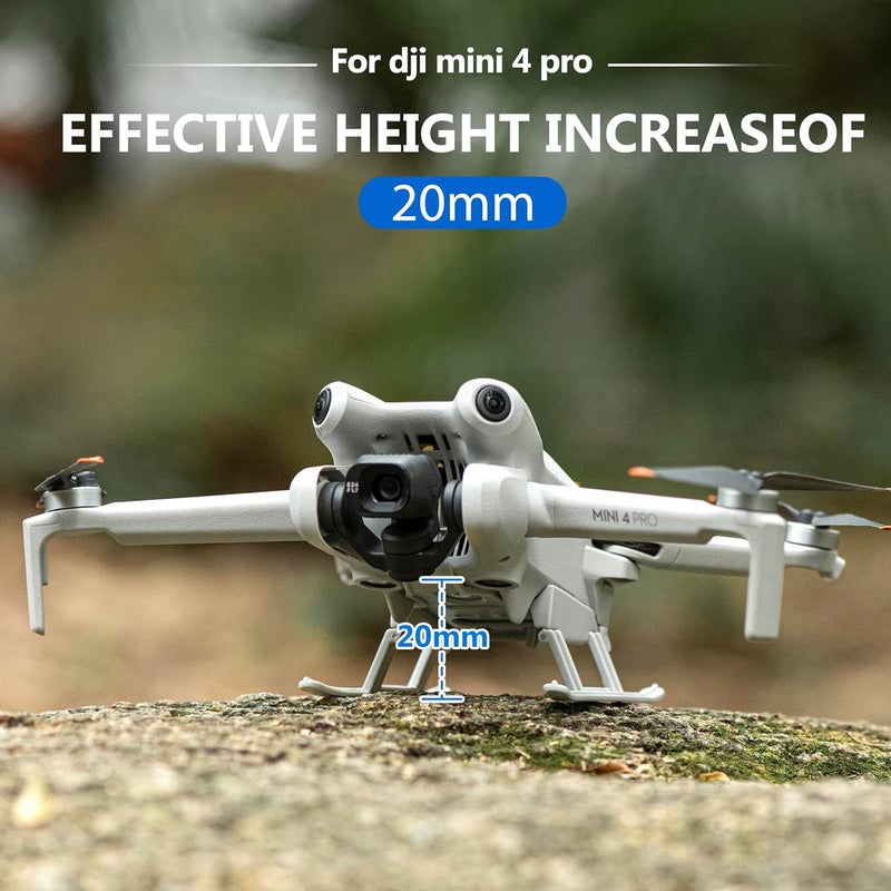 STARTRC جهاز هبوط ميني 4 برو لطائرة DJI ميني 4 برو، واقي أرجل الهبوط القابلة للطي الممتدة - Image 2